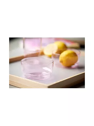 LYNGBY GLAS | Schale 2er Set TORINO 50cl Pink | 